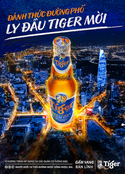 Tiger Beer miễn phí sẽ thu hút 1,5 triệu người trẻ đến quán quen để thưởng thức